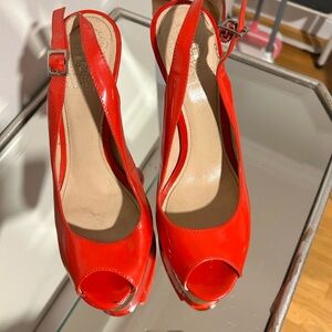 Vince Camuto Red Slingback Heels